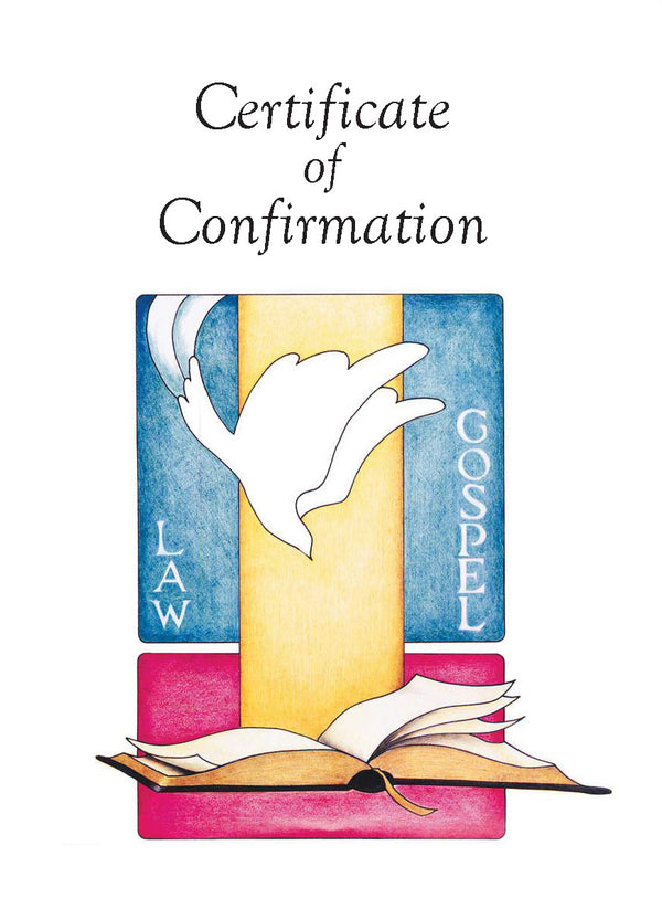 Certificate of Confirmation-Law & Gospel card-style – Ambassador ...